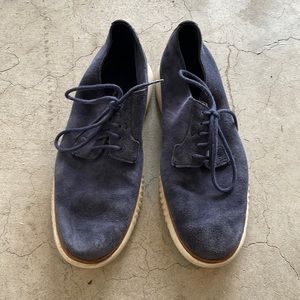 Cole Haan blue suede shoes.